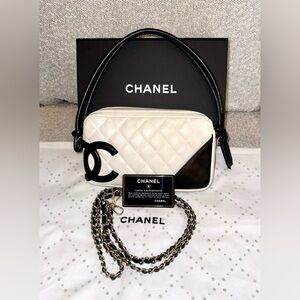 🖤🤍 CHANEL CAMBON BAG CC logo